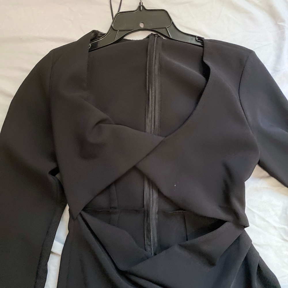 Black Cut Out Zara Dress